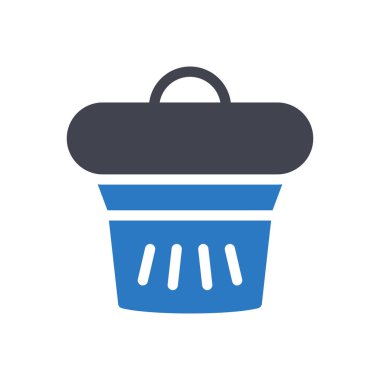 basket vector illustration on a transparent background.Premium quality symbols.Glyphs icon for concept and graphic design. 