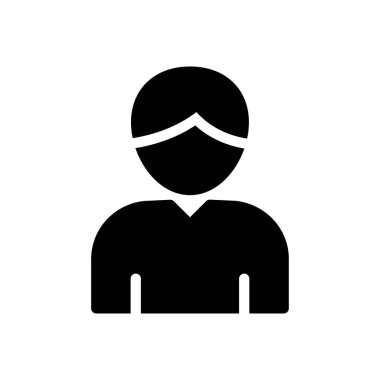 Saydam bir arkaplan üzerinde adam vektör çizimi. Premium kalite semboller. Konsept ve grafik tasarım simgeleri.