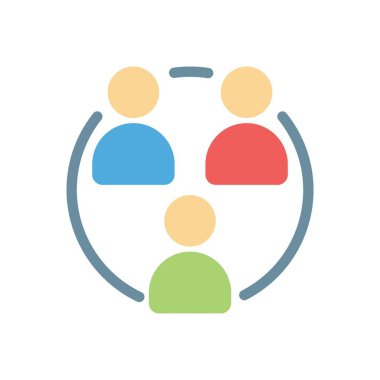 Şeffaf bir arkaplan üzerinde daire vektör illüstrasyonu. Konsept ve grafik tasarım için birinci sınıf kalite simgeler.. 