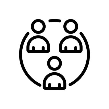 Şeffaf bir arkaplan üzerinde daire vektör çizimi. Premium kalite semboller. Konsept ve grafik tasarım için ince çizgi simgesi. 