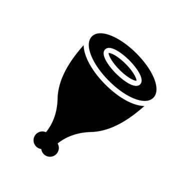 Şeffaf bir arkaplan üzerinde bacak parçası vektör illüstrasyonu. Konsept ve grafik tasarımı için mükemmel kalite semboller..