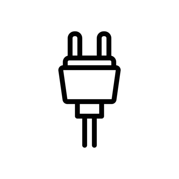 Adapter Vector Illustration Transparent Background Premium Quality Symbols Thin Line — 스톡 벡터