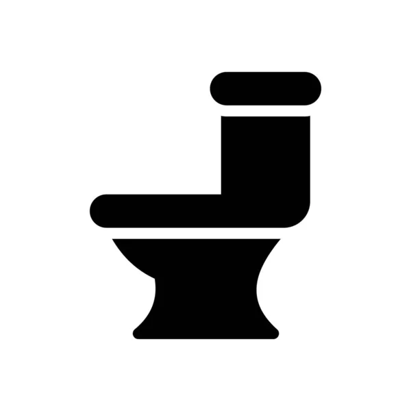 Commode Vector Illustratie Een Transparante Achtergrond Premium Kwaliteit Symbolen Glyphs — Stockvector