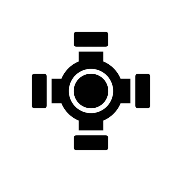 Valve Vector Illustration Transparent Background Premium Quality Symbols Glyphs Icon — Image vectorielle