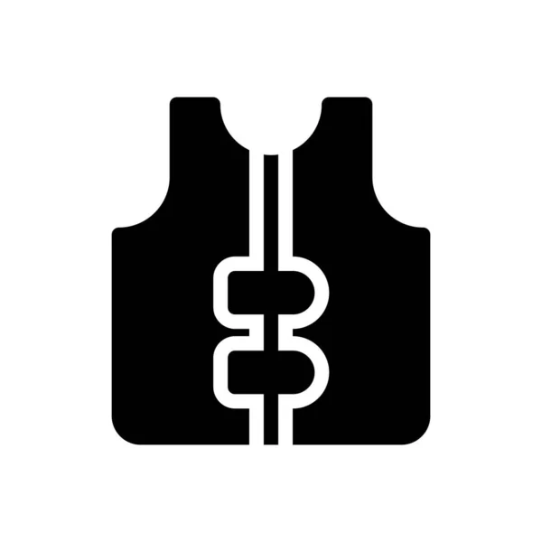 Ife Jacket Vector Illustration Transparent Background Premium Quality Symbols Glyphs — 图库矢量图片