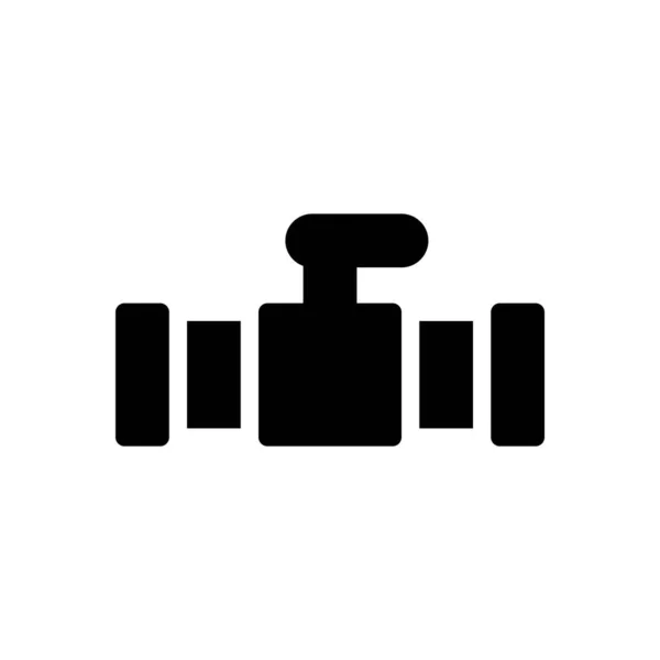 Valve Vector Illustration Transparent Background Premium Quality Symbols Glyphs Icon — Vetor de Stock