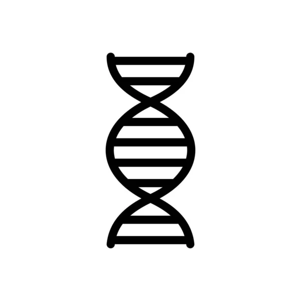 Ilustração Vetorial Dna Fundo Transparente Símbolos Qualidade Premium Ícone Glyphs — Vetor de Stock