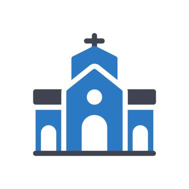 chapel vector illustration on a transparent background.Premium quality symbols.Glyphs icon for concept and graphic design.