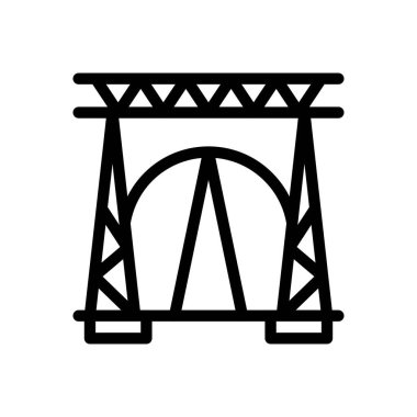 Dom Luis vector illustration on a transparent background.Premium quality symbols.Thin line icon for concept and graphic design.