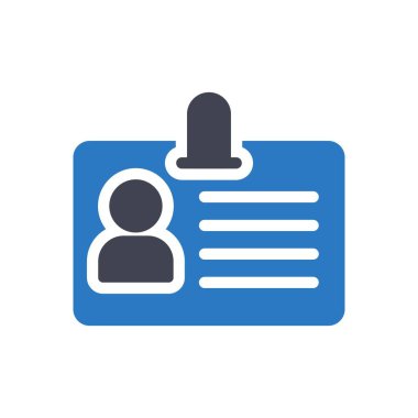 Şeffaf bir arkaplan üzerinde kimlik vektör illüstrasyonu. Konsept ve grafik tasarımı için kaliteli semboller..