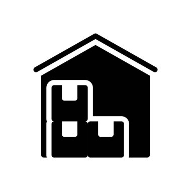 Şeffaf bir arkaplan üzerinde depo vektör çizimi. Konsept ve grafik tasarımı için özel kalite semboller..