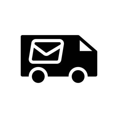 Şeffaf bir arkaplan üzerinde kamyon vektör çizimi. Konsept ve grafik tasarım için mükemmel kalite semboller..