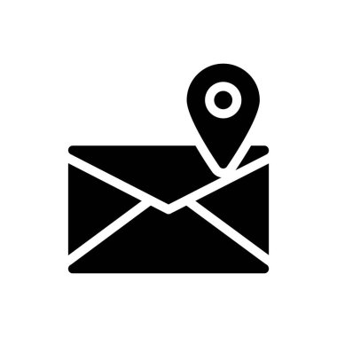 Şeffaf bir arkaplan üzerinde posta vektör illüstrasyonu. Konsept ve grafik tasarımı için mükemmel kalite semboller.. 