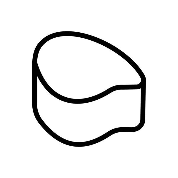Εικονογράφηση Διάνυσμα Τροφίμων Ένα Διαφανές Φόντο Premium Σύμβολα Ποιότητας Λεπτή — Διανυσματικό Αρχείο