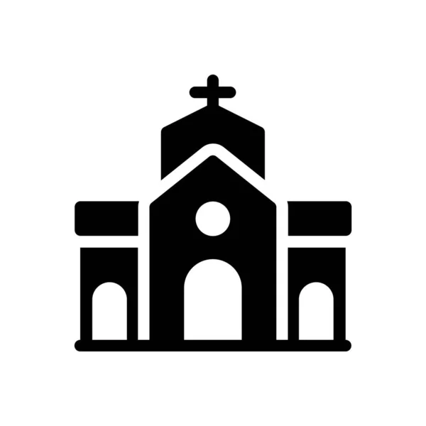 Chapel Vector Illustration Transparent Background Premium Quality Symbols Glyphs Icon — ストックベクタ