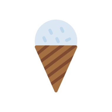 ice cream cone vector illustration on a transparent background.Premium quality symbols.Stroke icon for concept and graphic design.