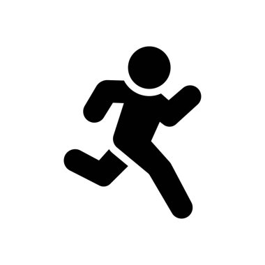 şeffaf bir arkaplan üzerinde vektör illüstrasyonu çalıştırılıyor. Konsept ve grafik tasarım için premium kalite simgeleri..