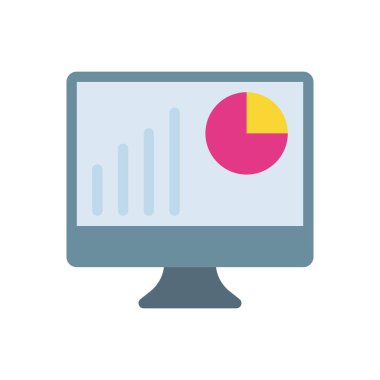 Şeffaf bir arkaplan üzerinde ekran çizelgesi çizimi çizimi. Konsept ve grafik tasarımı için premium kalite simgeleri..