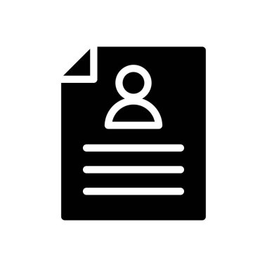 Şeffaf bir arkaplan üzerindeki belge vektör illüstrasyonu. Konsept ve grafik tasarımı için kaliteli semboller..