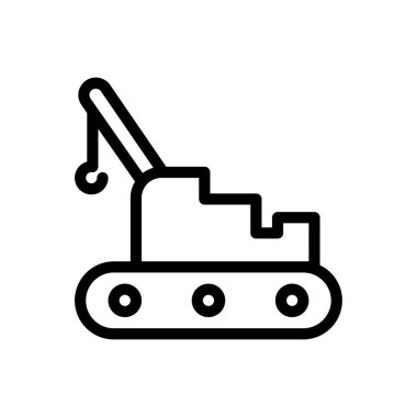 machine lift hook vector illustration on a transparent background.Premium quality symbols.Thin line icon for concept and graphic design.