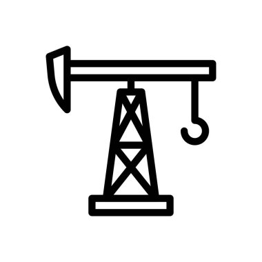 oil industry vector illustration on a transparent background.Premium quality symbols.Thin line icon for concept and graphic design.