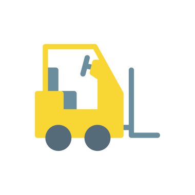 forklift vector illustration on a transparent background.Premium quality symbols.Stroke icon for concept and graphic design.