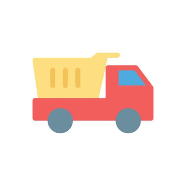dump truck vector illustration on a transparent background.Premium quality symbols.Stroke icon for concept and graphic design.