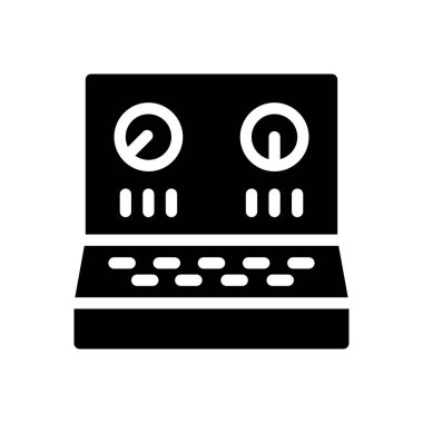 Saydam bir arkaplan üzerinde denetleyici vektör illüstrasyonu. Konsept ve grafik tasarımı için mükemmel kalite sembolleri..