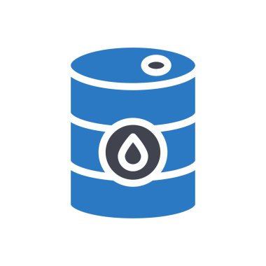 oil drum vector illustration on a transparent background.Premium quality symbols.Glyphs icon for concept and graphic design.