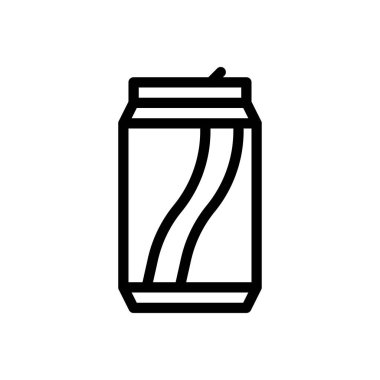 soft drink vector illustration on a transparent background.Premium quality symbols.Thin line icon for concept and graphic design.