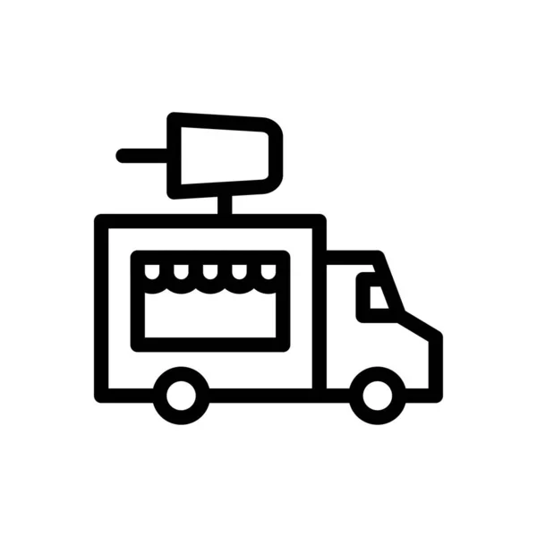 Векторна Ілюстрація Вантажівки Прозорому Фоні Символи Якості Премій Піктограма Тонкої — стоковий вектор