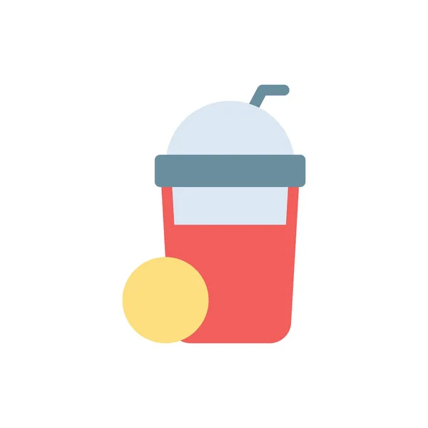 Ice Cream Shake Vector Illustration Transparent Background Premium Quality Symbols — Stockvektor