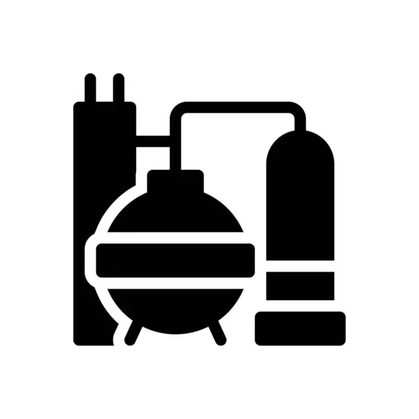 Industry Vector Illustration Transparent Background Premium Quality Symbols Glyphs Icon — Wektor stockowy