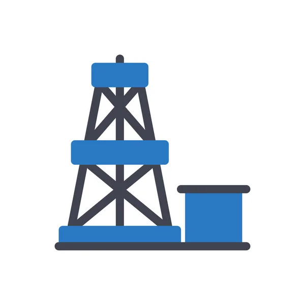 Ilustración Del Vector Torre Sobre Fondo Transparente Símbolos Calidad Premium — Archivo Imágenes Vectoriales