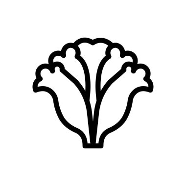 cabbage vector illustration on a transparent background.Premium quality symbols.Thin line icon for concept and graphic design.