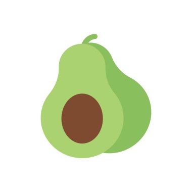 avocado vector illustration on a transparent background.Premium quality symbols.Stroke icon for concept and graphic design.