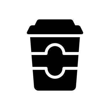 Şeffaf bir arkaplan üzerinde kahve fincanı vektör çizimi. Konsept ve grafik tasarım simgeleri için kaliteli semboller..