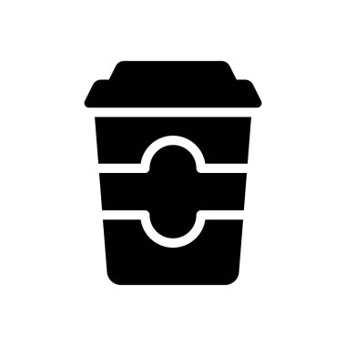 Şeffaf bir arkaplan üzerinde kahve fincanı vektör çizimi. Konsept ve grafik tasarım simgeleri için kaliteli semboller..