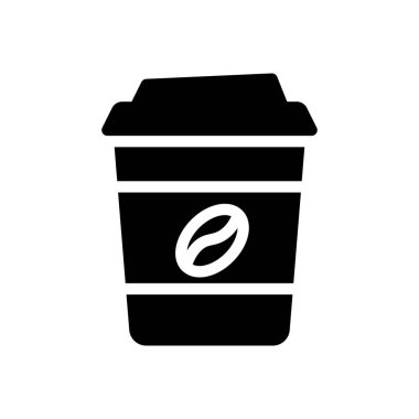 Şeffaf bir arkaplan üzerinde kahve fincanı vektör çizimi. Konsept ve grafik tasarım simgeleri için kaliteli semboller..