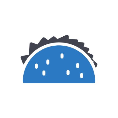 shawarma vector illustration on a transparent background.Premium quality symbols.Glyphs icon for concept and graphic design.