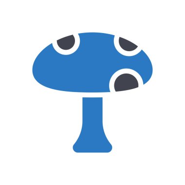 Saydam bir arkaplan üzerinde mantar vektör illüstrasyonu. Konsept ve grafik tasarımı için özel kalite semboller..