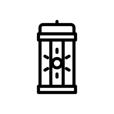 insect killer lamp vector illustration on a transparent background.Premium quality symbols.Thin line icon for concept and graphic design.