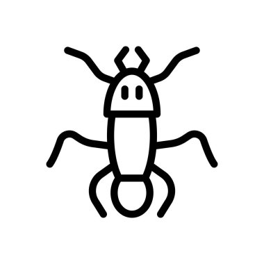 termite vector illustration on a transparent background.Premium quality symbols.Thin line icon for concept and graphic design.