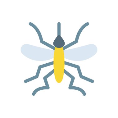 mosquito vector illustration on a transparent background.Premium quality symbols.Stroke icon for concept and graphic design.