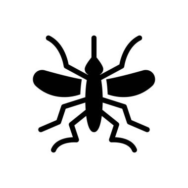 mosquito vector illustration on a transparent background.Premium quality symbols.Glyphs icon for concept and graphic design.