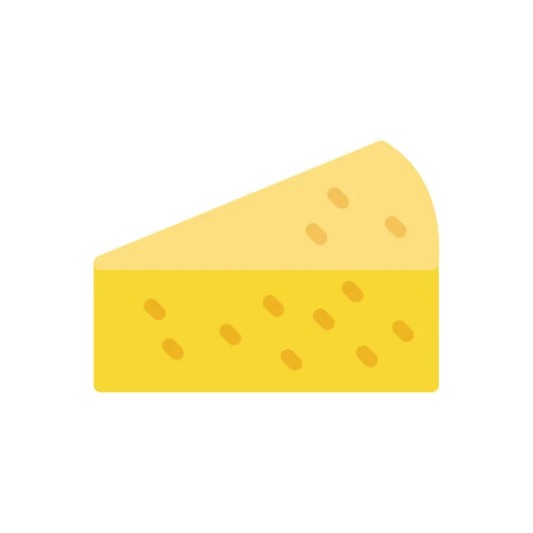 Cheese Slice Vector Illustration Transparent Background Premium Quality Symbols Stroke — ストックベクタ