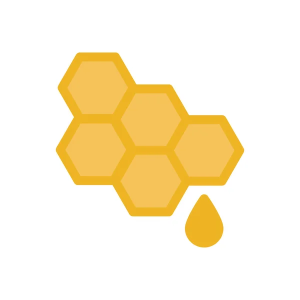 Honey Vector Illustration Transparent Background Premium Quality Symbols Stroke Icon — Archivo Imágenes Vectoriales