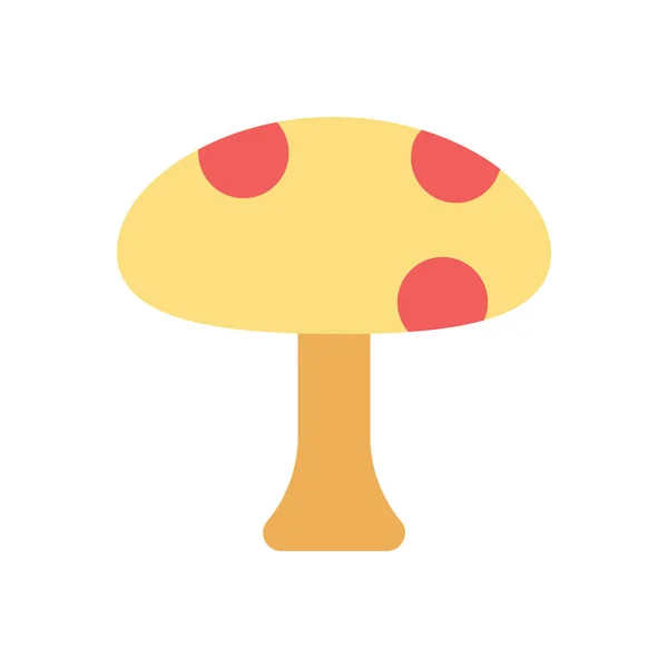 Mushroom Vector Illustration Transparent Background Premium Quality Symbols Stroke Icon — Stock Vector