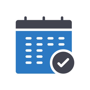 Şeffaf bir arkaplan üzerinde takvim vektör illüstrasyonu. Konsept ve grafik tasarım için mükemmel kalite sembolleri..