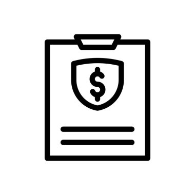 Şeffaf bir arkaplan üzerindeki vektör illüstrasyonunu finanse edin. Premium kalite sembolleri. Konsept ve grafik tasarım için ince çizgi simgesi.